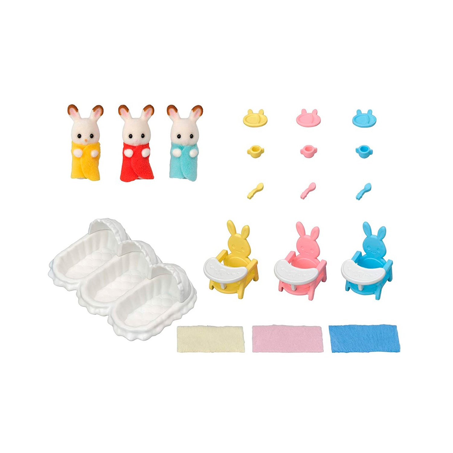 Sylvanian Families - Conjunto Cuidando De Trigemeos