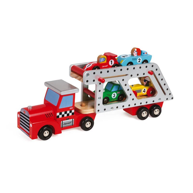 Caminhão com 4 Carrinhos Speed Racer - Maped