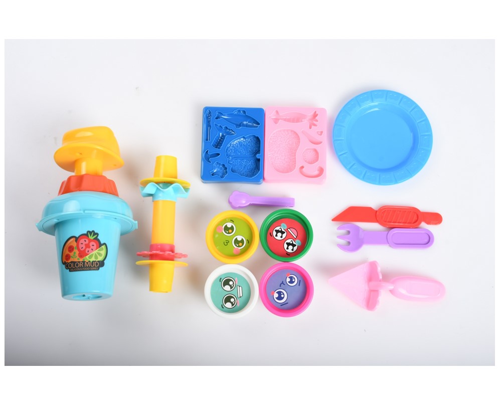 Conjunto Massinha de Modelar Color Mud Pizza Series – Brink Center