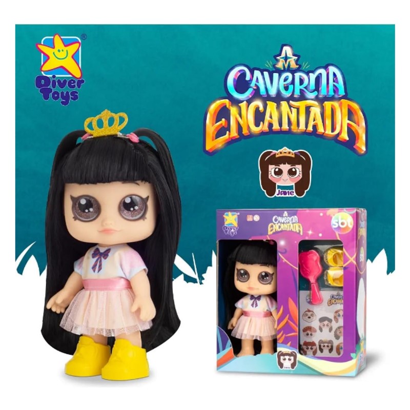 Boneca Jane A Caverna Encantada - DiverToys