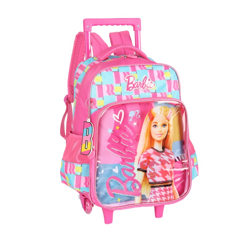 Mochila de Rodinha Escolar Barbie Fashion - Luxcel