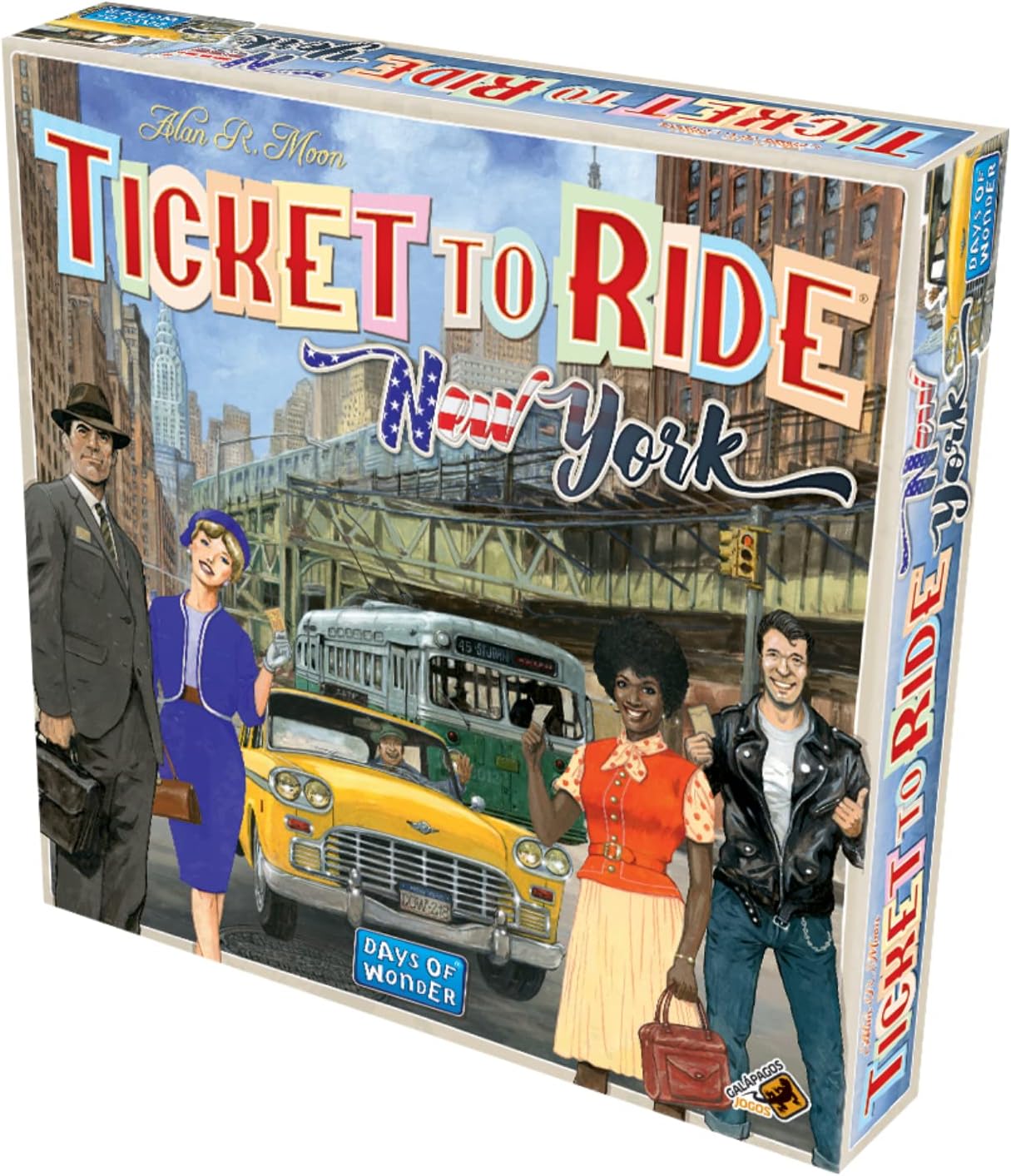 Jogo de Tabuleiro Ticket to Ride New York - Galápagos