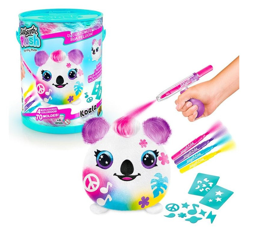 Pelúcia para Pintar Airbrush na Lata - Fun F1106