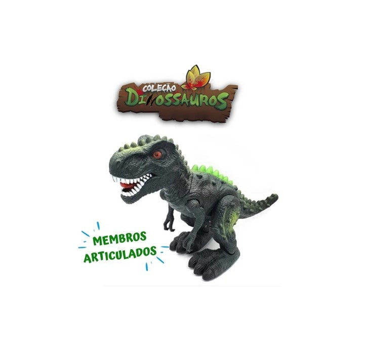 Dinossauro Tiranossauro Rex com Som e Luz 26 cm - Zoop Toys
