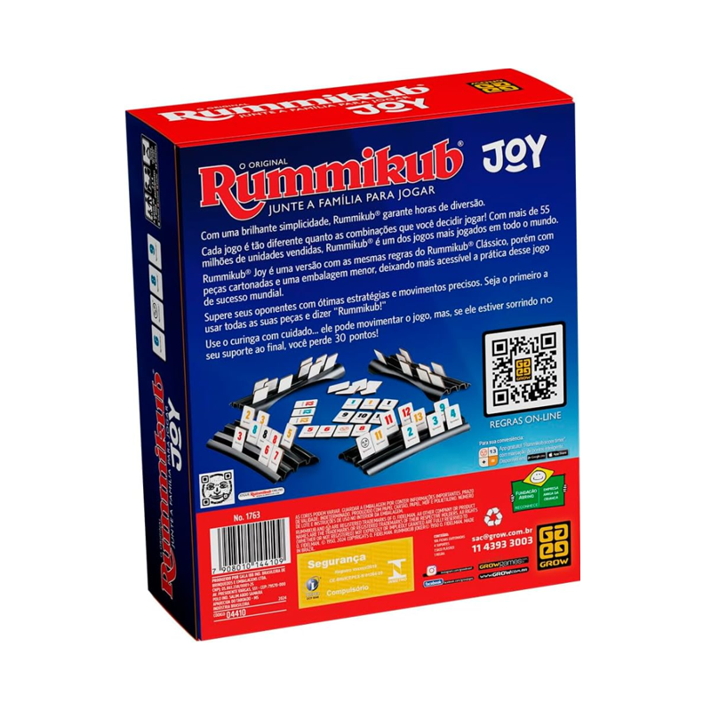 Jogo Rummikub Joy - Grow