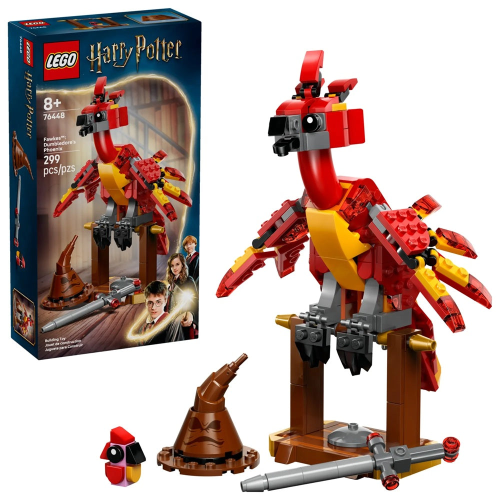 Lego Harry Potter Fawkes A Fênix de Dumbledore - 76448