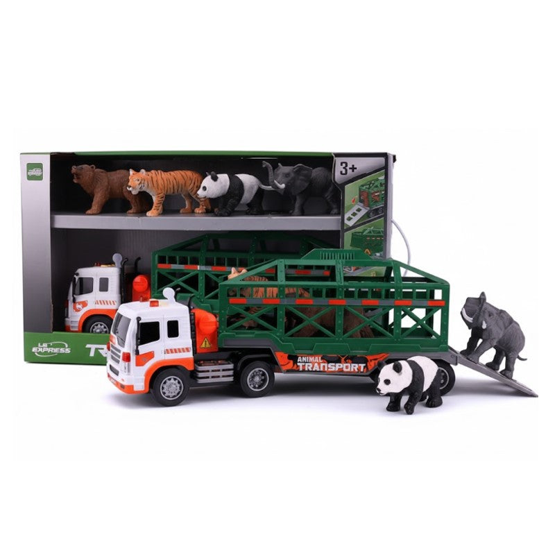 Caminhão de Brinquedo Transporte de Animais 1:16 - Brink Center