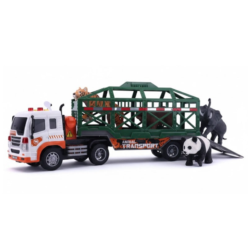 Caminhão de Brinquedo Transporte de Animais 1:16 - Brink Center