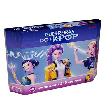 Quebra Cabeça 350 Peças Panorama Guerreiras Do K-pop - Grow
