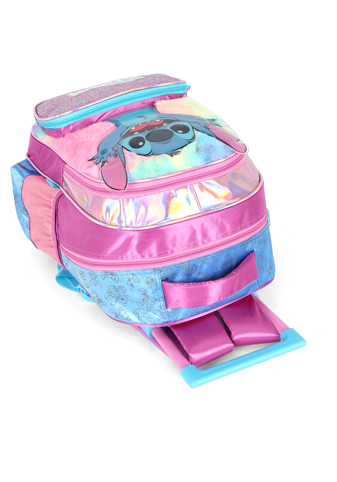 Mochila de Rodinhas Stitch Disney Luxcel – Original, Brilhante e Super Divertida!