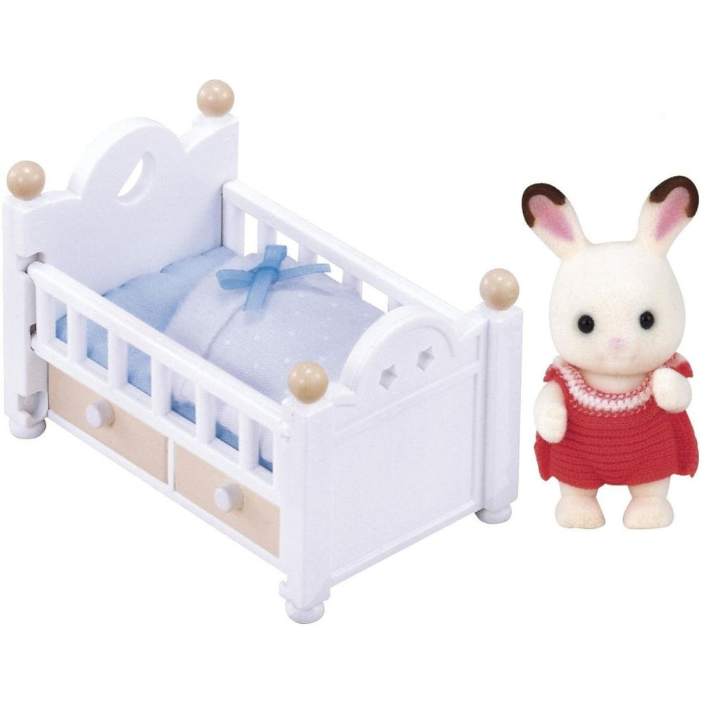 Sylvanian Families Bebe Coelho Chocolate E Cama Epoch 5017