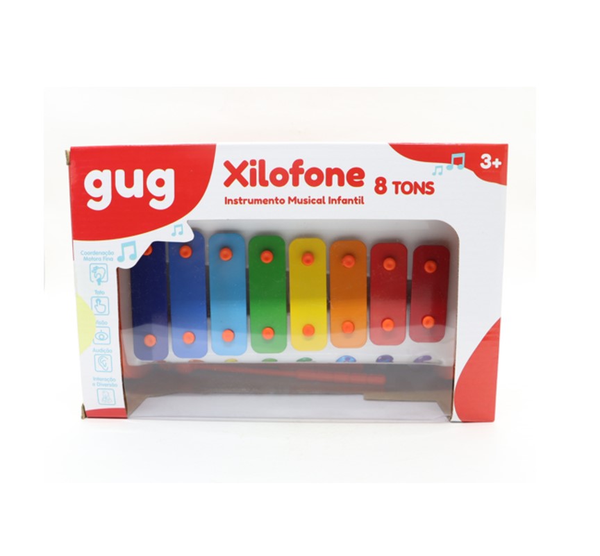 Xilofone Infantil 8 Tons Musical 1205 - Shiny Toys