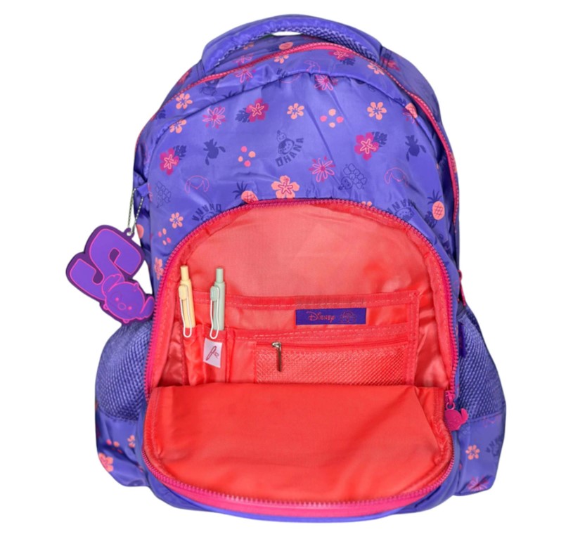 Mochila Escolar Costas Juvenil Tsum Tsum Disney Stitch TS24627