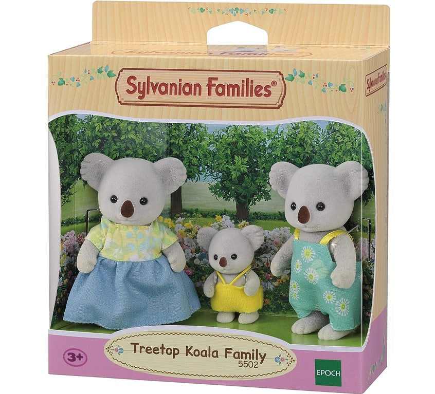 Sylvanian Families - Família Dos Coalas Copa de Árvore