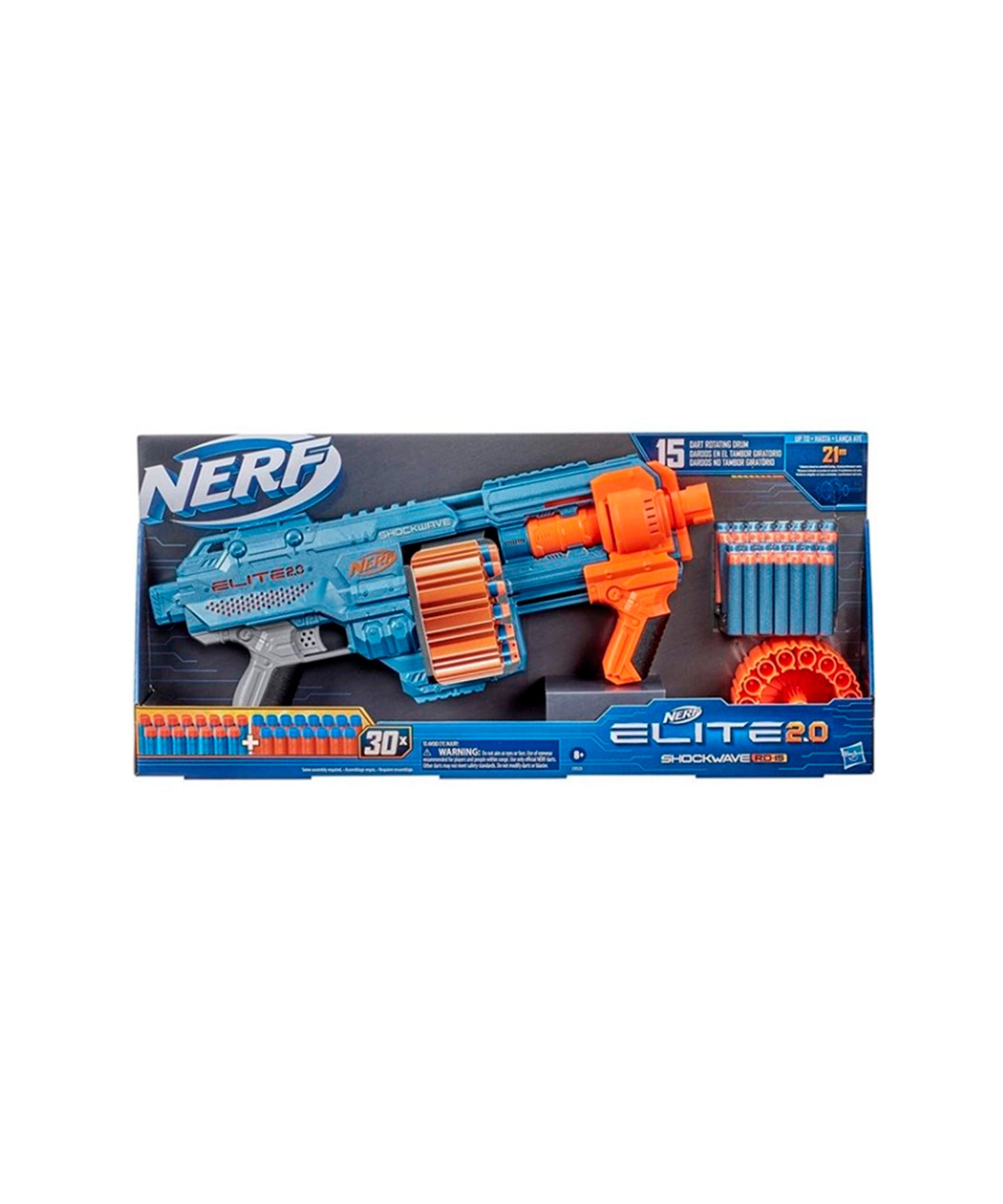 Lançador Nerf Elite - Surgefire 2.0 Shockwave RD-15