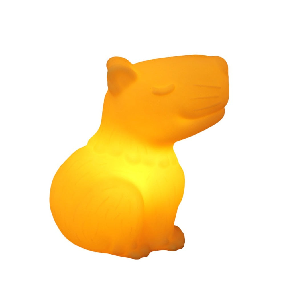 Luminária Mesa c/ Lâmpada Capivara Amarela - Usare