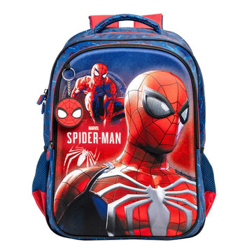 Mochila Escolar Homem-aranha Marvel 17 com Chaveiro – Para os pequenos heróis enfrentarem o dia com atitude!