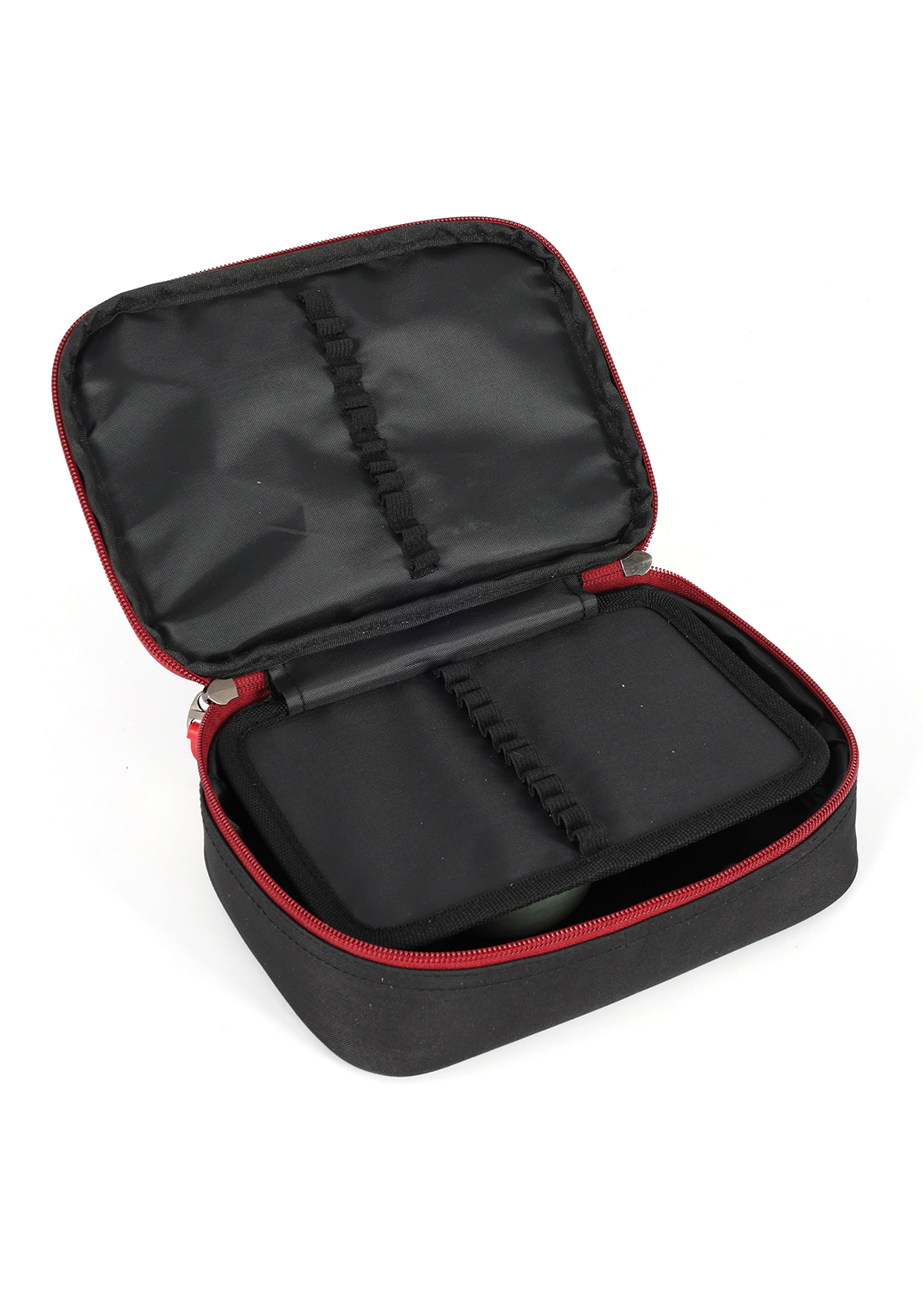 Kit Mochila de Costas G + Estojo Box Enaldinho Oficial | Preto e Vermelho | Logo Estilizado | 2 Peças