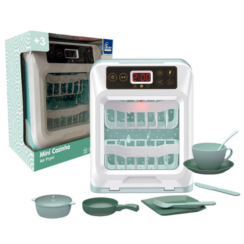 Mini Cozinha Lava Louças com Som e Luz - FÊNIX