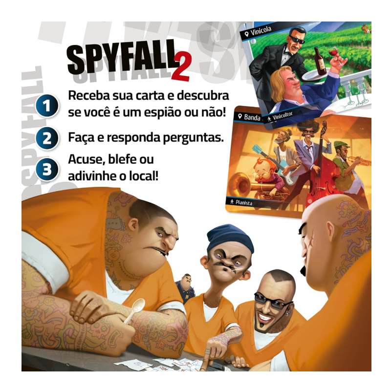 Jogo de Cartas Spyfall 2 - Papergames