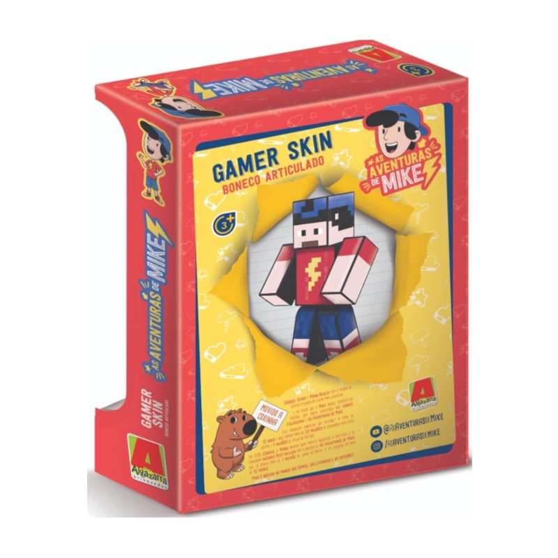 Boneco Aventuras de Mike 25cm - Algazarra