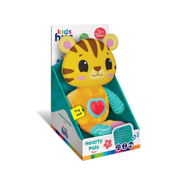 Pelúcia Musical Infantil Amigos Saudáveis Luz e Som - Shiny Toys