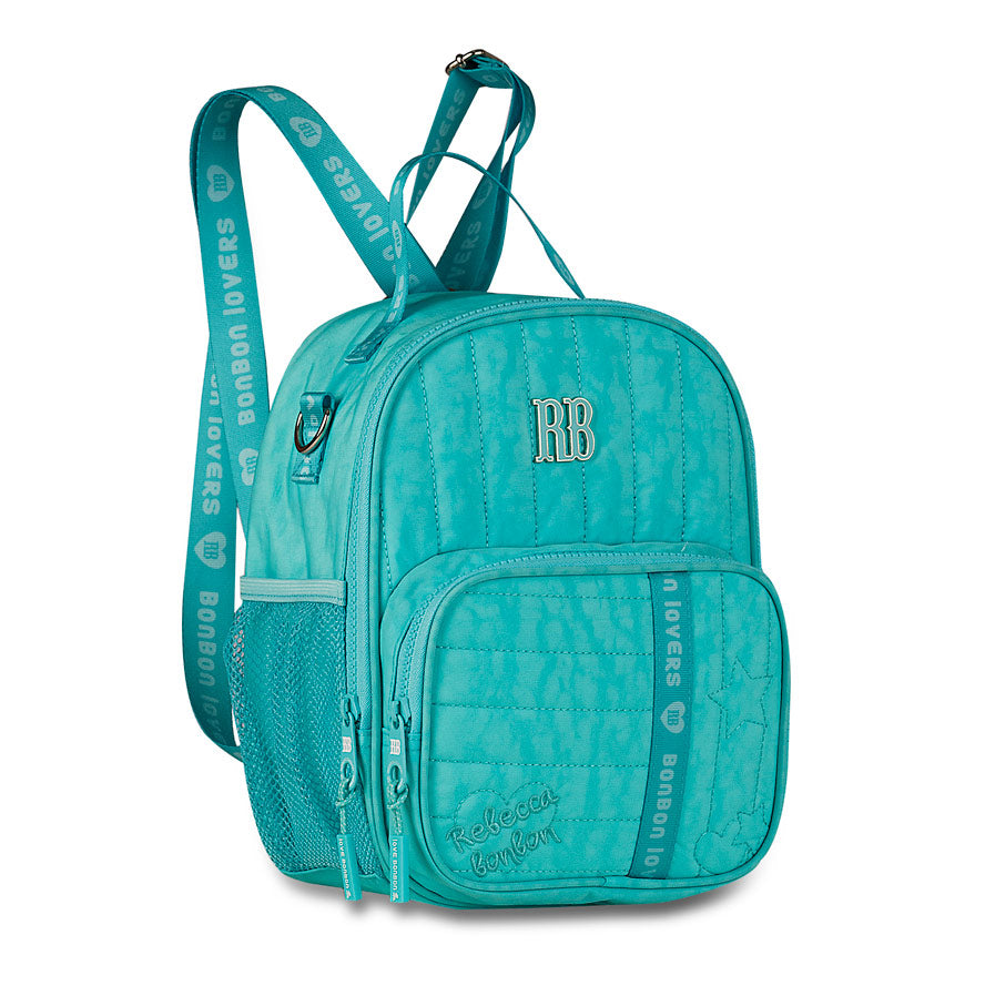 Kit Escolar Rebecca Bonbon – Mochila + Lancheira + Estojo Azul
