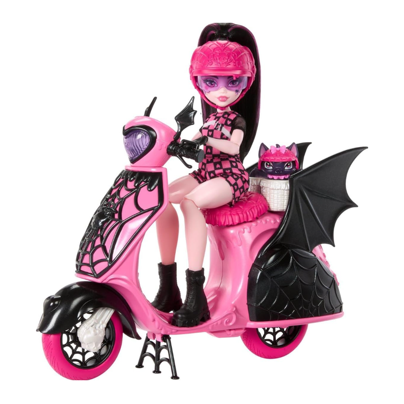 Boneca Monster High Draculaura com Scooter - Mattel