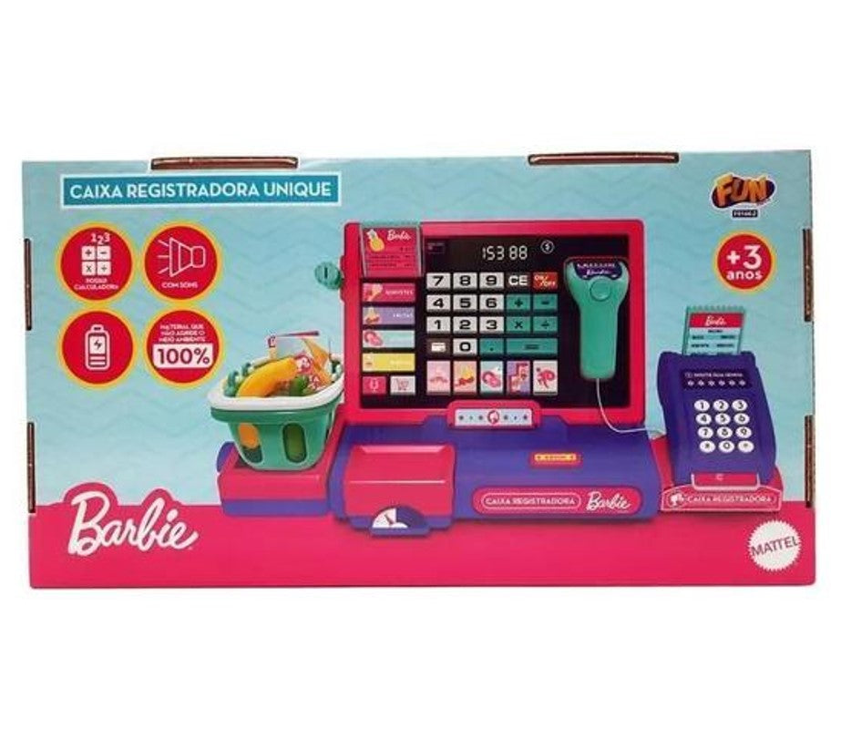 Caixa Registradora de Brinquedo Unique da Barbie - Fun