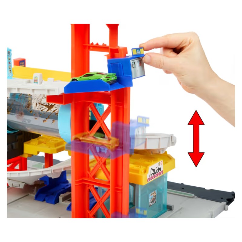 Pista Matchbox Spin Cyclone Car Wash - Mattel