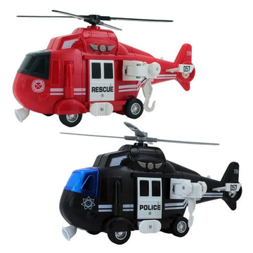 Helicóptero de Resgate Com Luz e Som - BBR 3040