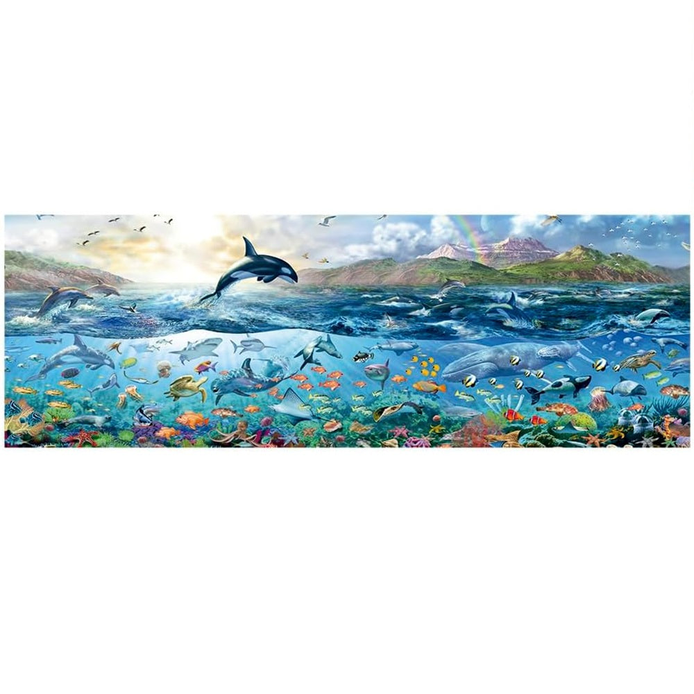 Quebra-cabeça 1500 Peças Panorama Oceano Azul - Grow