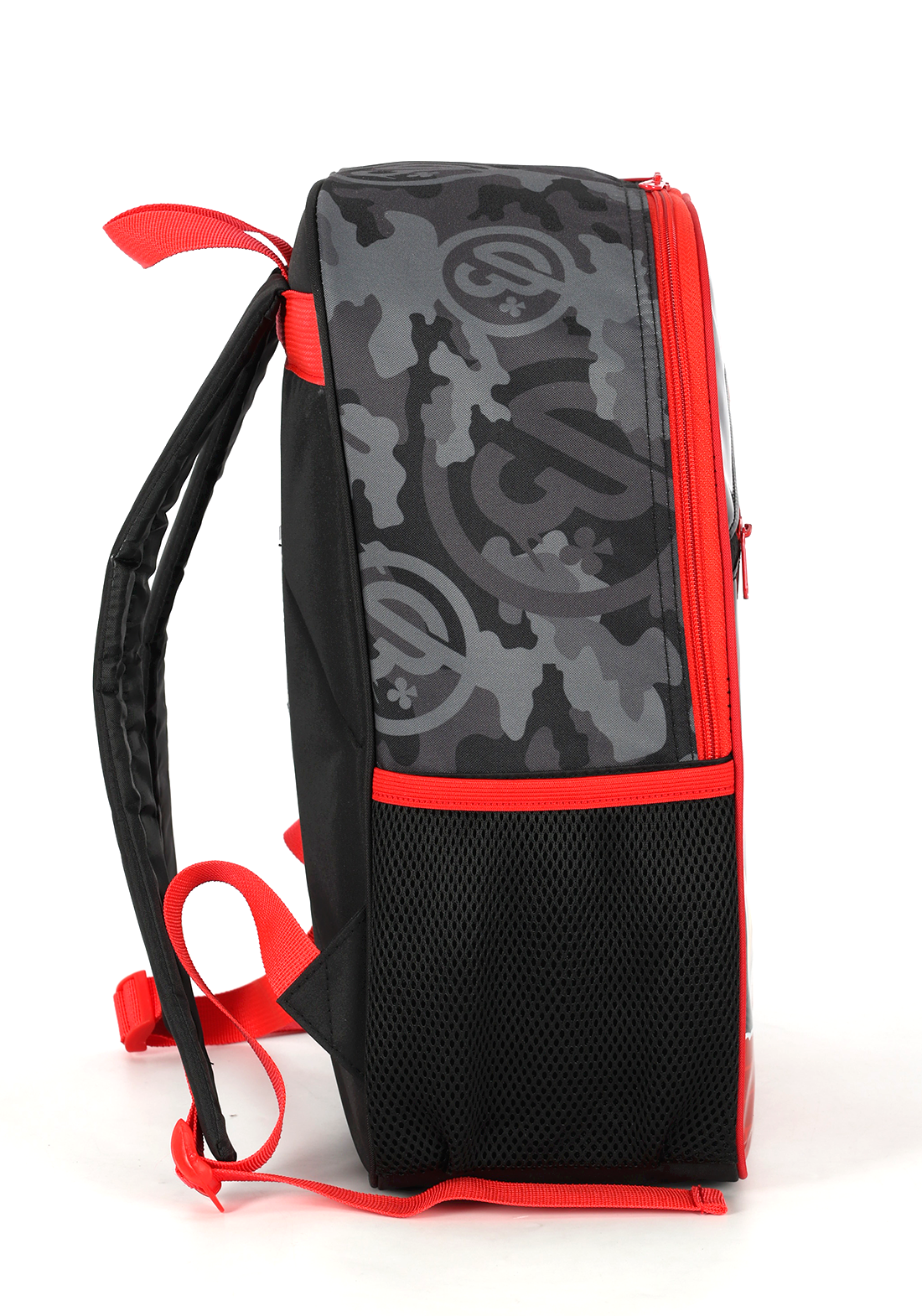 Kit Mochila de Costas G + Estojo Box Enaldinho UP4YOU | Youtuber | Preto e Vermelho | 2 Peças