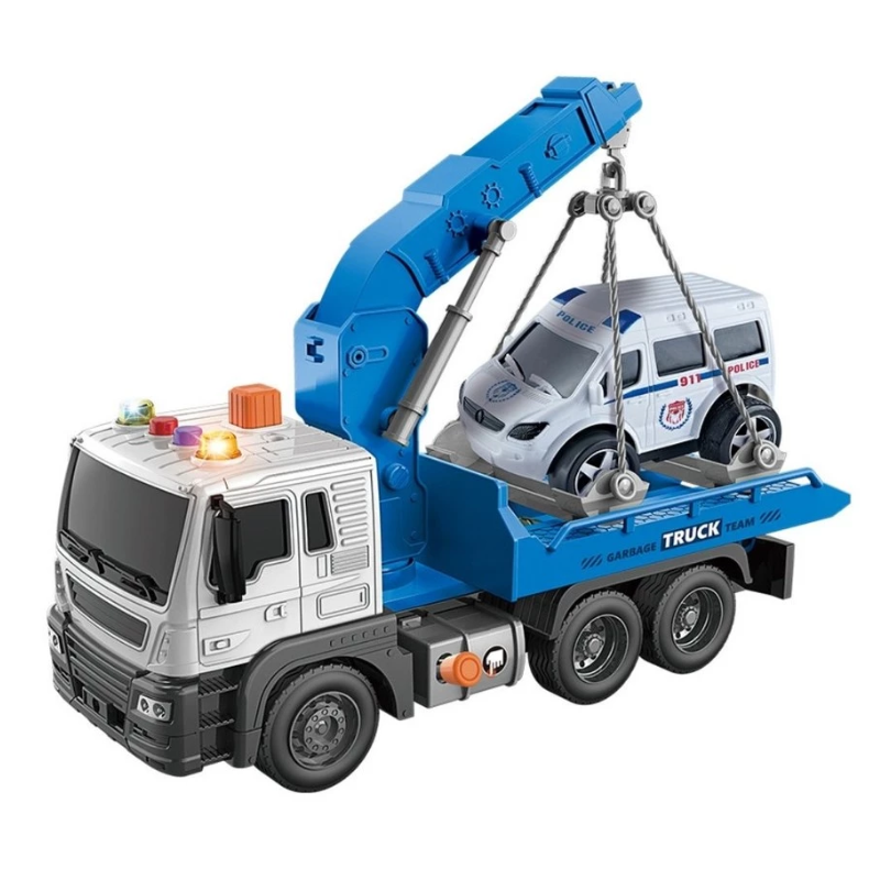 Caminhão Serviços a Fricção com Luz e Som - DM Toys