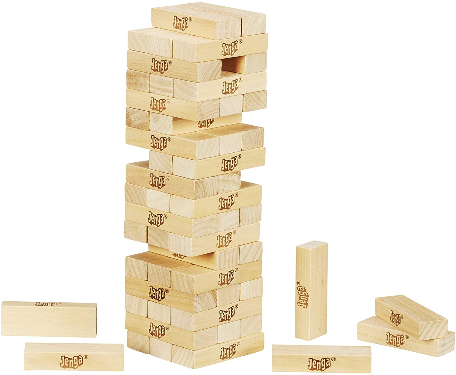 Jogo Hasbro Gaming Jenga Novo - Jogo de torre - Hasbro A2120