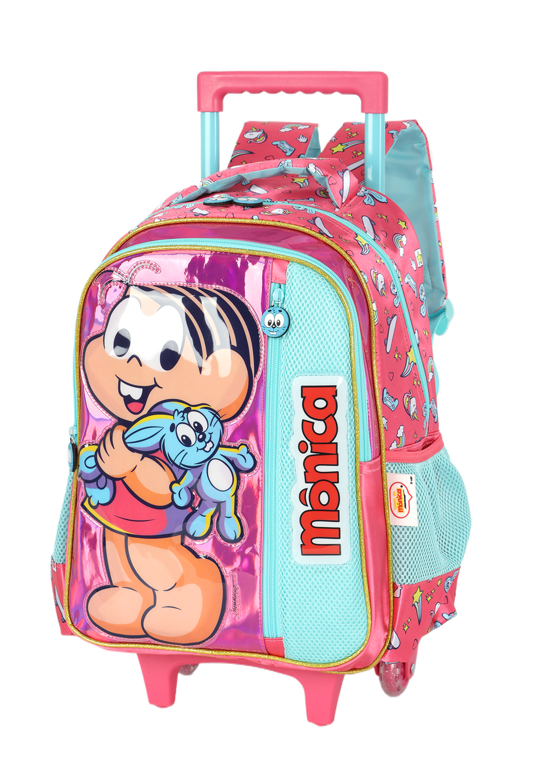 Mochila de Rodinhas Turma da Mônica