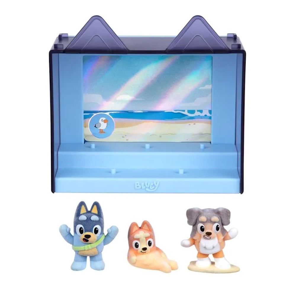 Kit 3 Bonecos Colecionáveis Bluey Fuzzies - Candide