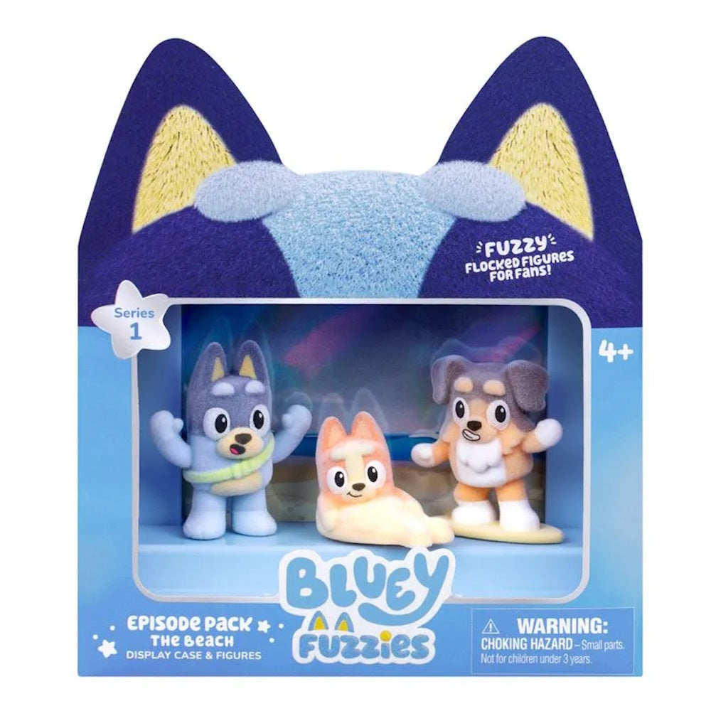 Kit 3 Bonecos Colecionáveis Bluey Fuzzies - Candide