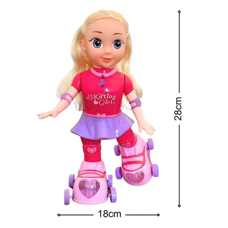 Boneca Amy Patinadora com Luz e Som - ZEIN