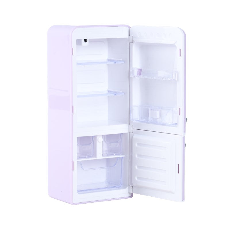 Conjunto Mini Geladeira Retrô com Cápsula Surpresa Pocket Mundo - Brink Center