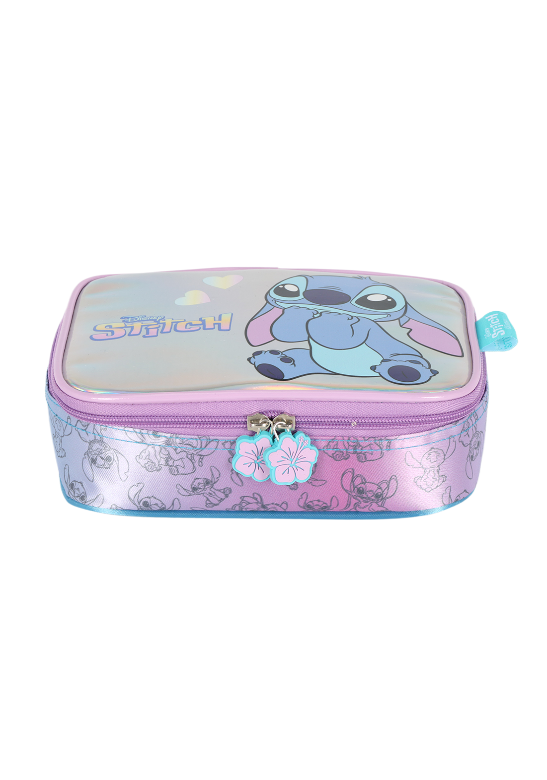 Estojo Box Duplo Stitch Holográfico Luxcel Disney - Stitch