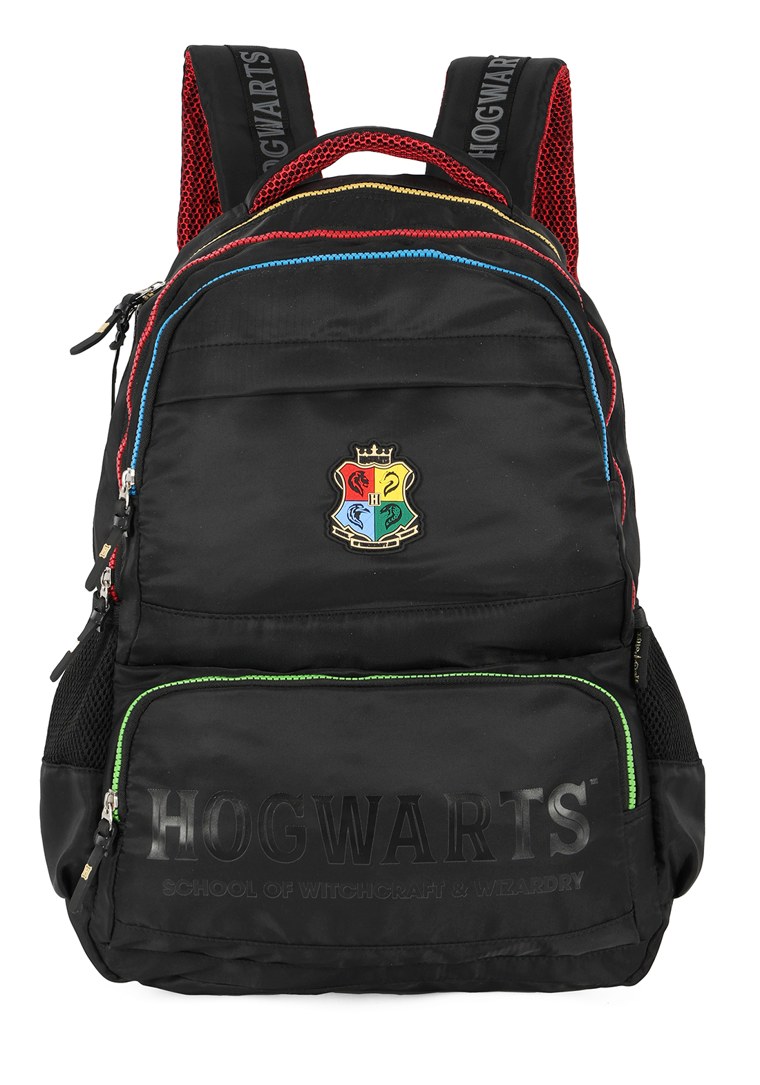 Mochila Hogwarts Luxcel – Oficial Harry Potter (Detalhes Coloridos)