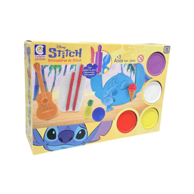 Brinquedo Disney Brincadeiras do Stitch - Cotiplás