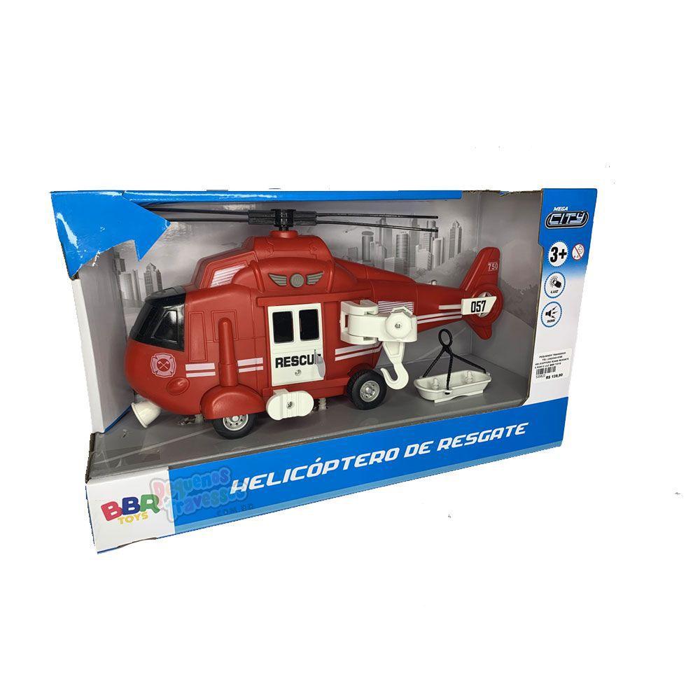 Helicóptero de Resgate Com Luz e Som - BBR 3040