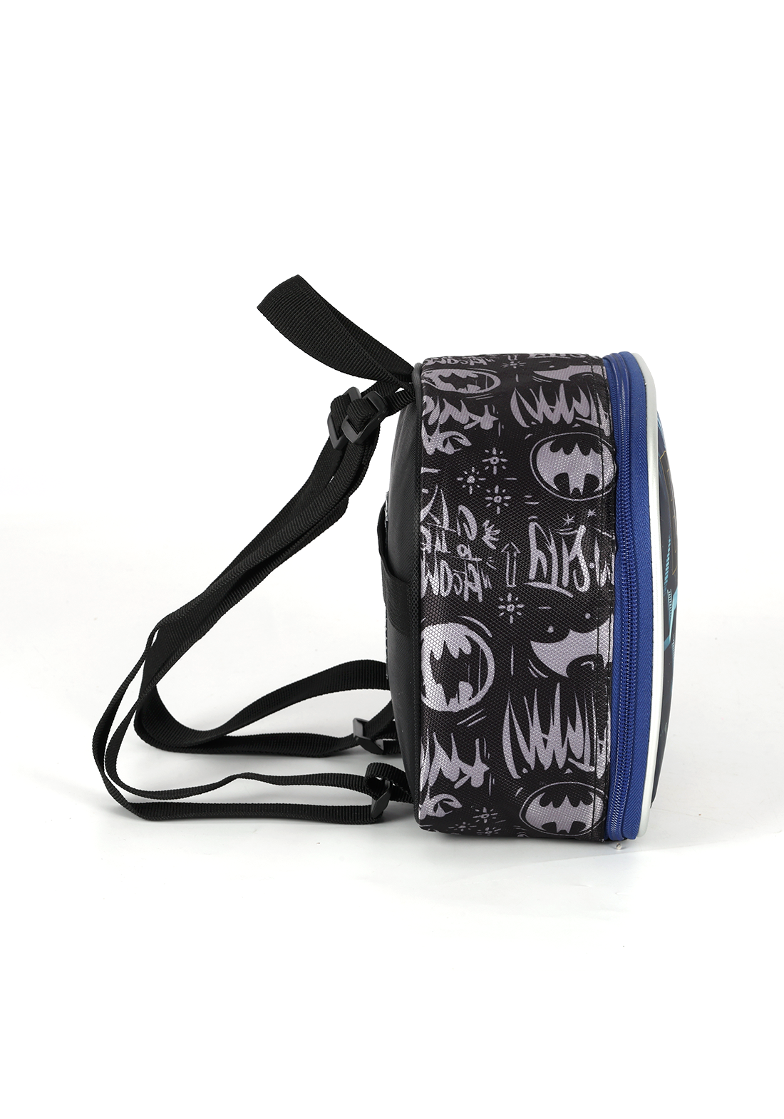 KIT Escolar COMPLETO Batman Luxcel 3 Peças: Mochila de Rodinhas G + Lancheira Térmica + Estojo Organizador