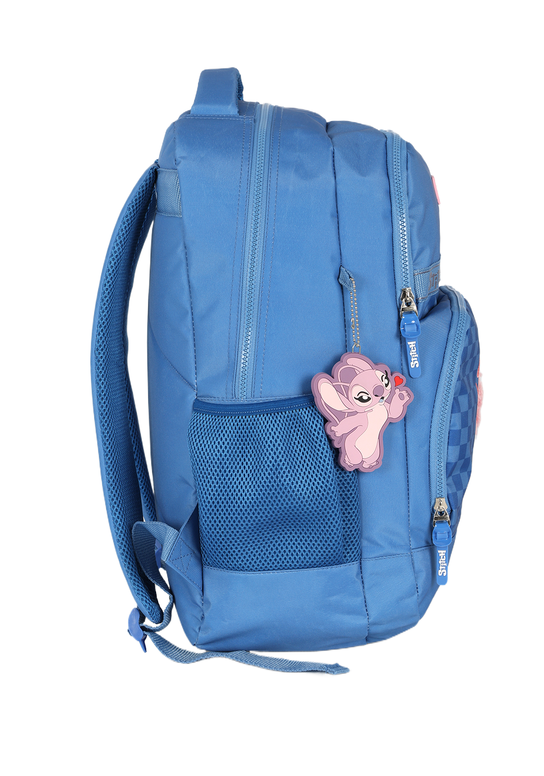 Mochila Stitch Azul Xadrez – Luxcel Oficial Disney