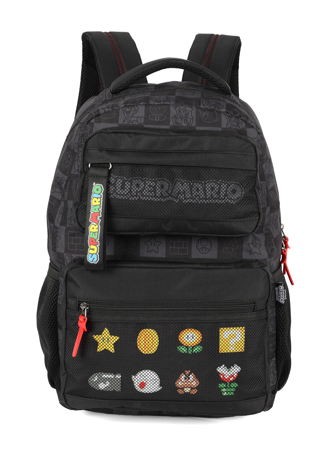 Mochila Super Mario Luxcel – Oficial Nintendo Preta