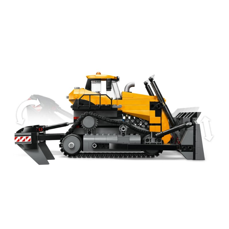 Lego City Trator de esteira amarelo - 60466