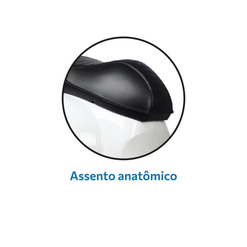 Moto Elétrica 12V Infantil Scooter Vespa Branca - Bandeirante