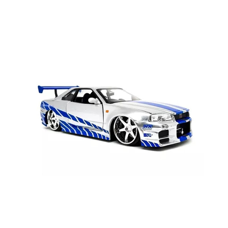 Miniatura Nissan Skyline GTR R34 Velozes e Furiosos - jada